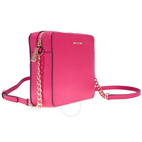 michael kors jet set item md tote ultra pink